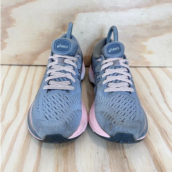 Asics - Gel-Kayano 27 - Running Shoes - Gray/Pink - Women's - 7.5 - 1012A649 - Picture 2 of 9
